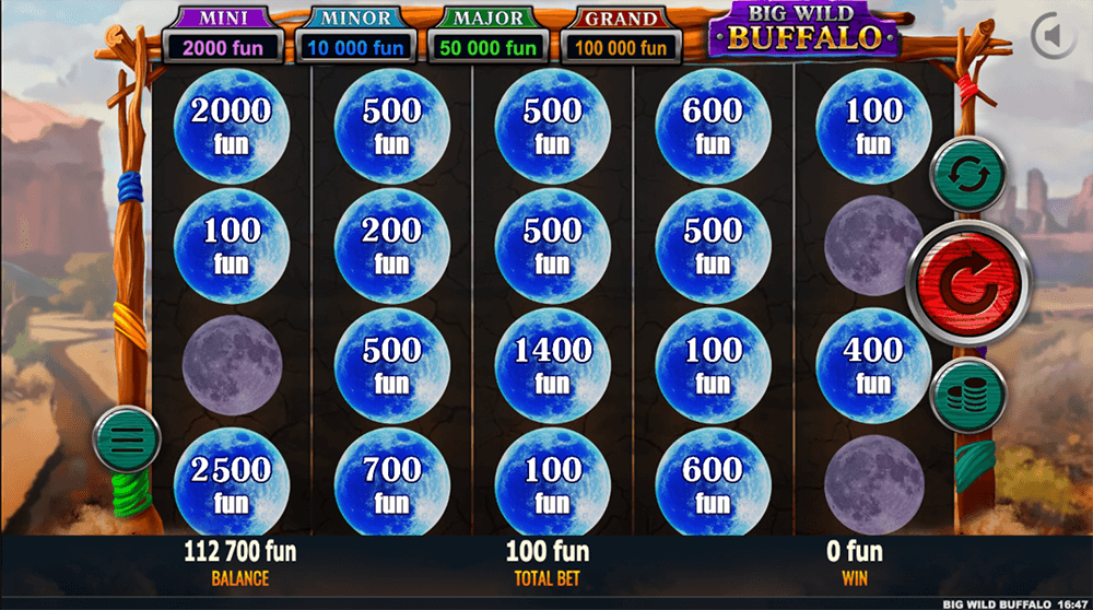 Мобильная версия Big Wild Buffalo Мобильная версия Big Wild Buffalo